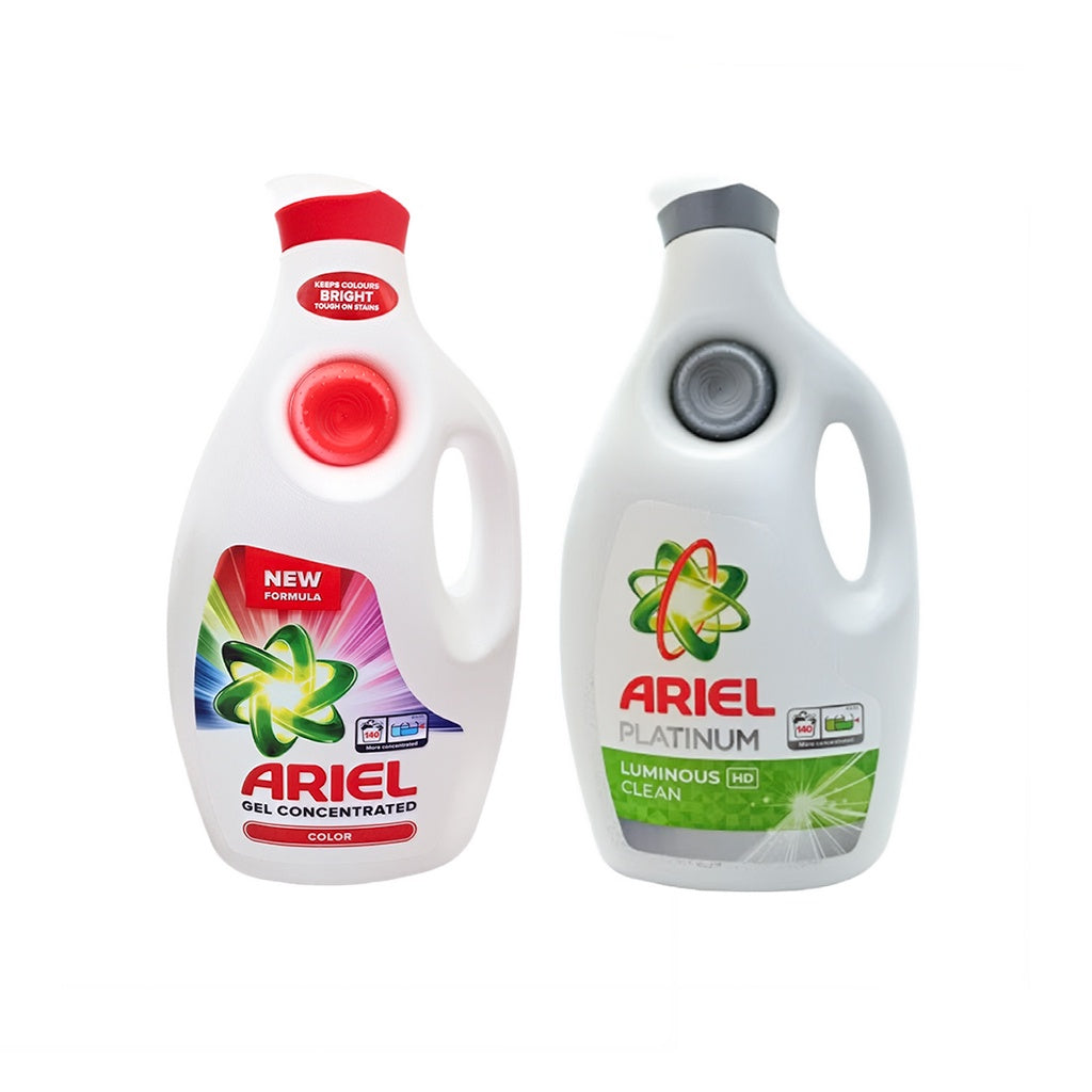 Pachet cu Ariel Color 6.3L + Ariel Platinium 6.3L