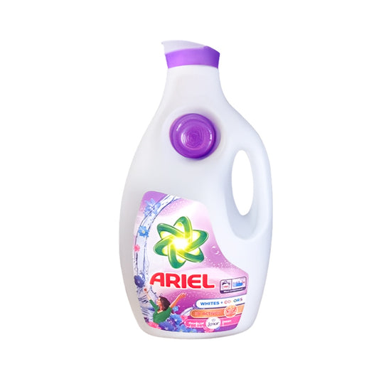 Detergent lichid de rufe lichid Ariel Albe + Colorate 3D Activ, 140 spalari, 6.3L
