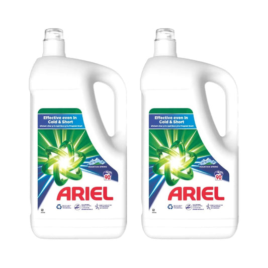 Pachet cu 2x Detergent lichid Ariel Mountain Spring 4.5L