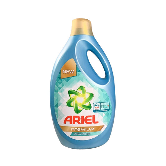 Detergent lichid de rufe Ariel Premium Original, 120 spalari, 5.7L