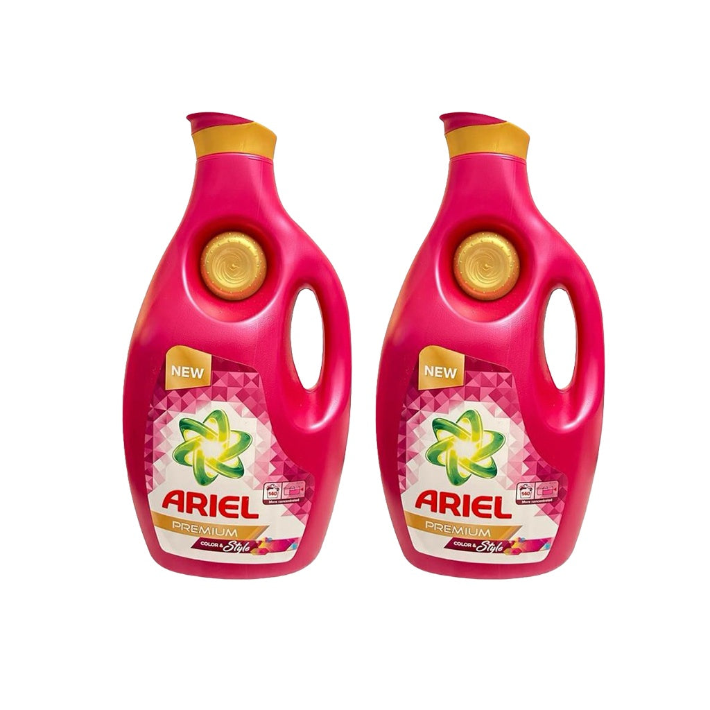 2x Detergent lichid de rufe lichid Ariel Premium, 140 spalari, 6.3L