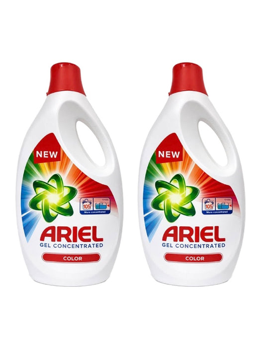 Pachet cu 2x Detergent lichid Ariel Color 5.7 L