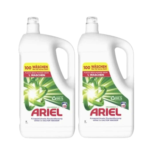 Pachet cu 2x Detergent lichid Ariel Universal Clean 5L